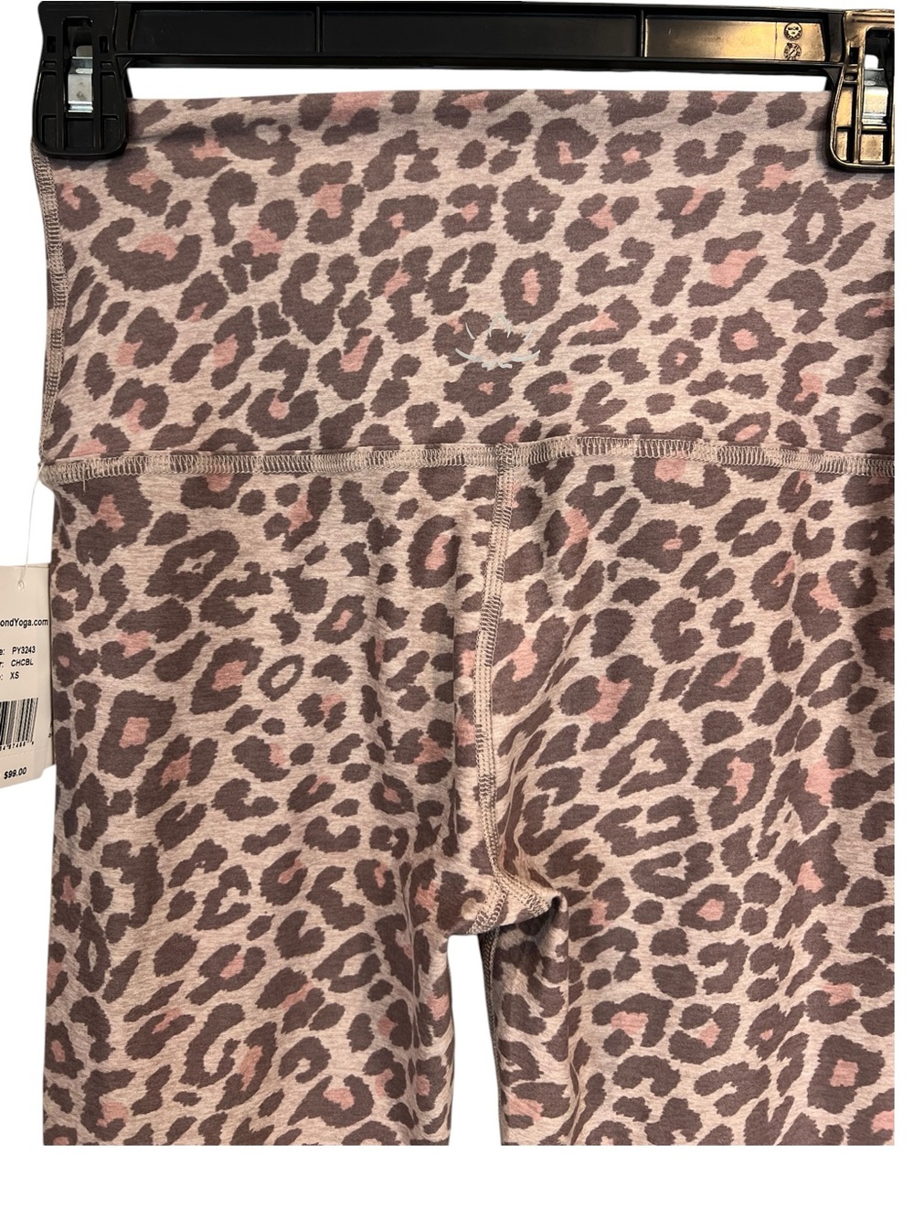 Beyond Yoga Spacedye Caught In The Midi Leggings Chai Cocoa Brown Leopard NWT - Picture 4 of 11